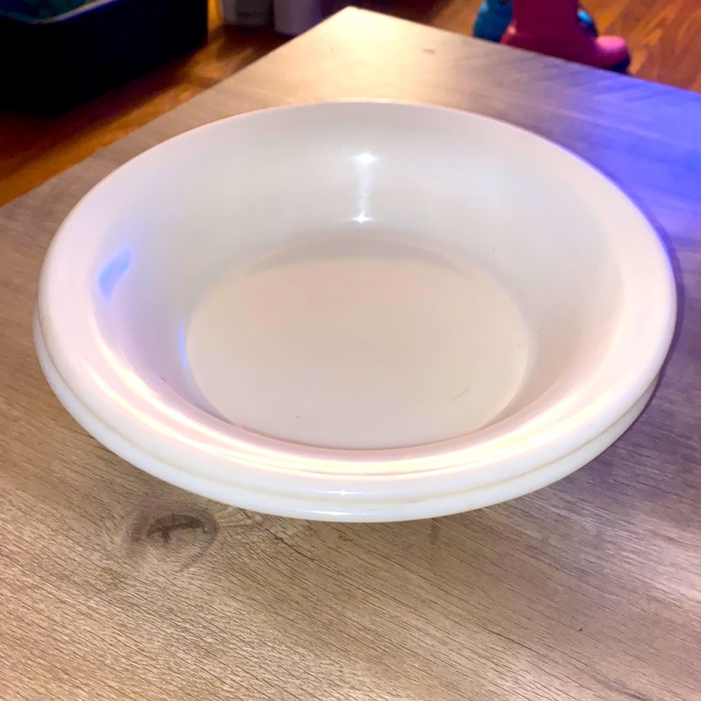 Vintage Corelle Milk Glass Serving Bowl